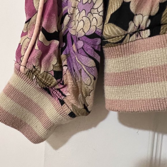 Spell & Gypsy Collective Blue Skies Bomber Jacket Size S - Picture 3 of 11